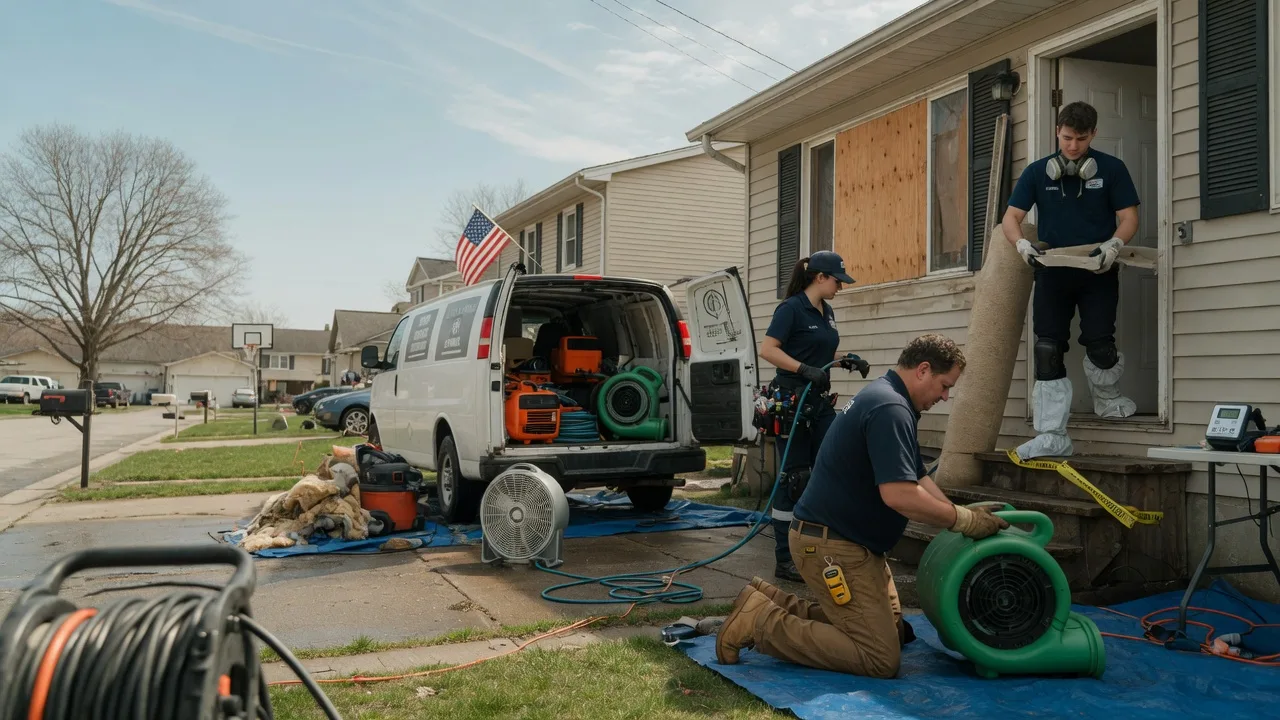 Water Damage Restoration in Sheboygan Falls, WI near me